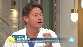 Doktor Mikael 5 symptom på depression  Nyhetsmorgon TV4 [upl. by Monjo845]