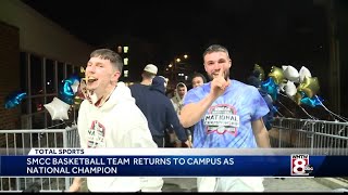 SMCC basketball team returns to campus with national title [upl. by Mccoy]