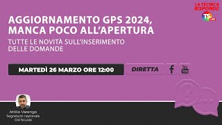 Aggiornamento Gps 2024 manca poco all’apertura tutte le novità sull’inserimento delle domande [upl. by Leissam828]