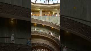 Famous Staircase of Vatican Museums  Bramante Staircase Vatican City italy travel short [upl. by Adao548]