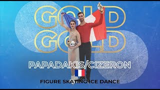 Gabriella Papadakis amp Guillaume Cizeron FRA  Ice Dance  Figure Skating  Beijing 2022  UpAgain [upl. by Malan]