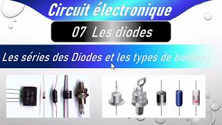 07 circuit électronique darija Les séries des Diodes et les types de boitiers [upl. by Merv8]