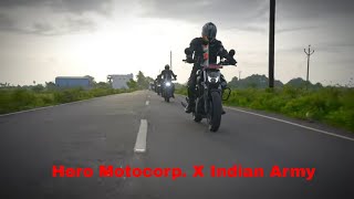 Indian Army Riding the Hero Mavrick 440 And Xpluse 200 4V 🫣😱 [upl. by Epstein]