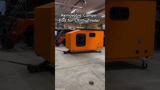 Removable Camper Pod for Utility Trailer [upl. by Auqkinahs]