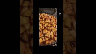 DELICIOUS APPLE CRISP DESSERT foodie dessert recipe apple shorts [upl. by Philippe]