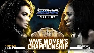 FULL MATCH — Nia Jax vs Naomi  WWE Womens Championship  WWE SMACKDOWN 2024 [upl. by Ynnoj]