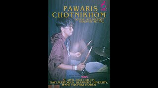 Senior Jazz Drum Set Graduate Recital by Pawaris Chotnikhom [upl. by Drofnas]