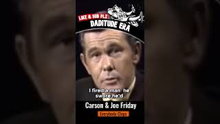 Johnny Carson amp Joe Friday Solve a Hilarious Case Classic TV Moment [upl. by Hedda]