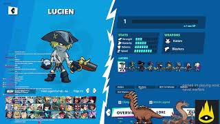 lonely newbie gets taken to pound town  playing Brawlhalla with viewers [upl. by Petulah]