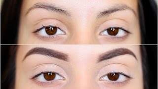 Easy Everyday Drugstore Brow Routine  juicyyyyjas  JuicyJas [upl. by Arinay]