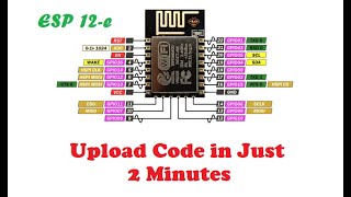 How to upload code in ESP12e just 2 minutes using a programmer USB TO TTL converter   HiNDI [upl. by Odnuges]