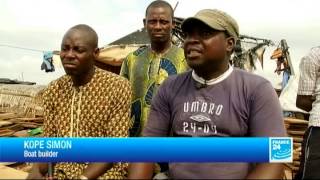 Nigeria Makoko the shanty town on the lagoon [upl. by Areemas]