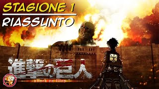 Shingeki no Kyojin  Attack on Titan Riassunto prima stagione  AMFNC [upl. by Einolem]