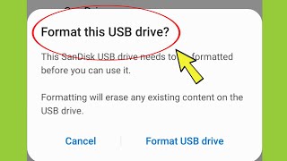 Fix Format this USB drive in Samsung Phone [upl. by Aniles930]