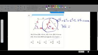 kosinüs teoremi ve yamuk sorusu ayt tarzında güzel trigonometri sorusu [upl. by Tanitansy]