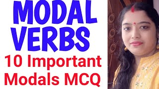 Modals Modals verb in English Grammar MCQ on Modals Modals in Hindi [upl. by Cartwright]