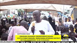 OMUKAMA RUHANGA OWOBUSOBOZI BISAKA VISITS KYABUKUNGURUKENYANNA BUTUKU BUKWENDA [upl. by Odlaner202]