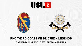 RKC Third Coast vs St Croix Legends 2024 USL League 2 [upl. by Herson]