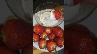 Strawberries and cream cheese [upl. by Ley]