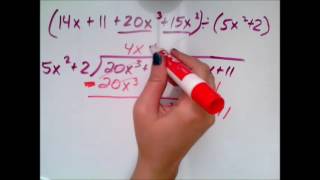 Polynomial long division Problem type 3 [upl. by Aehsa]