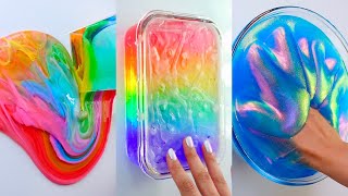 Satisfying Slime ASMR  Relaxing Slime Videos Compilation No Talking No Music No Voiceover [upl. by Aym]