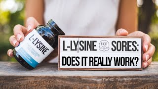 Llysine for cold sores Does it REALLY work [upl. by Rafaelita]