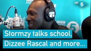 Stormzy talks school Dizzee Rascal depression and more [upl. by Llehsem]