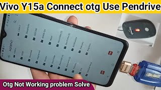 How to connect otg in vivo Y15a  use mouse and pendrive [upl. by Akiemahs]