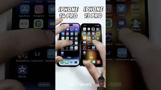 iPhone 14 Pro vs iPhone 13 Pro ⚡ Speed Test Showdown Which One is Faster 🚀shortsviralvideo [upl. by Sivia]