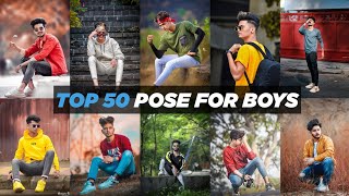 Top 50 Best pose for man  New Stylish Photo Poses for Men  Pose like Model PK Photography [upl. by Dyolf]