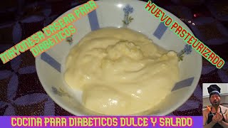 Mayonesa para diabéticos✨ pasteurizada casera ✨ la mejor opción para tu salud [upl. by Ecerahs]