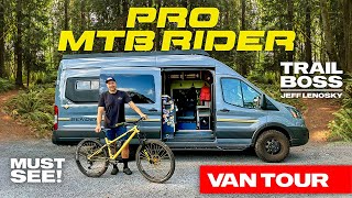 This Van is a Cyclist’s Dream  Ford Transit AWD Sender Campervan  Jeff Lenosky [upl. by Samul595]