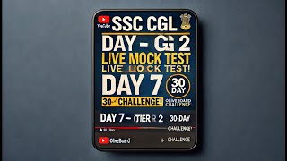 Day 7 of 30  SSC CGL Tier 2 Live Mock Test  Oliveboard Paid Mock Practice [upl. by Fennell25]