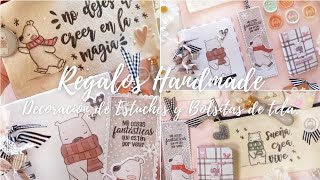 🌾¡¡REGALOS HANDMADE DIARIO ESTUCHE BOLSITAS de TELA MARCAPÁGINAS y mucho más [upl. by Belita]