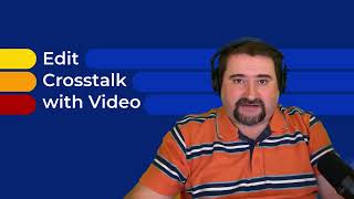 How to Edit Crosstalk for video in Descript Tips and Tricks [upl. by Divod688]