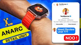 i bought TechBurners ANARC smartwatch SPOILER NOT as HYPED [upl. by Uzziel]