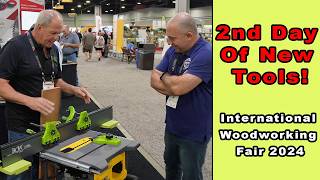 Awesome New Tools From Day 2 Of The International Woodworking Fair 2024 [upl. by Lita]