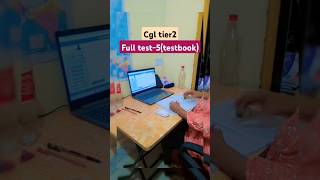 Cgl tier2🎯Fulltest5testbook📌scored📚 cgl2024 motivation mocktest shorts [upl. by Norvun]