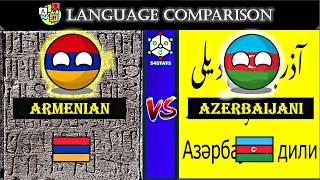 Armenian Vs Azerbaijani  Language Comparison [upl. by Norrat]