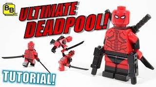 LEGO ULTIMATE DEADPOOL MINIFIGURE CREATION [upl. by Barty325]