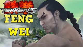 Tekken 5 Feng Wei Playthrough [upl. by Hselin954]