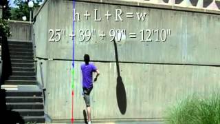 Parkour Science 2 Physics of the Vertical Wall Run Tutorial [upl. by Banwell440]