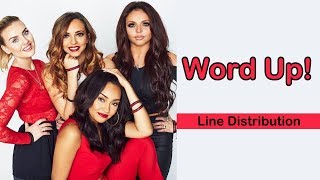 Little Mix  Word Up Line Distribution [upl. by Aicilla]