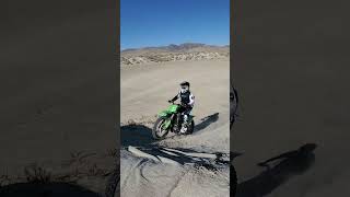 KX 450 hitting a big jump dirt bike [upl. by Flosi]