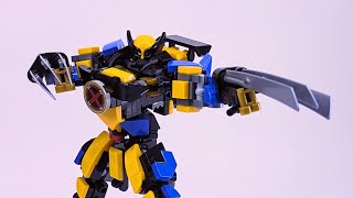 Wolverine LEGO Mech tutorial [upl. by Naamana]