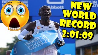 BERLIN MARATHON 2022 FULL RACE Eliud Kipchoge WR 20109  Maratona de Berlim Corrida Completa [upl. by Khalin]