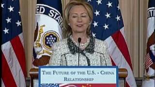 Secretary Clinton Speaks on US China Relations in the 21st Century [upl. by Eidolem131]