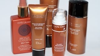 REVIEW  Autobronzants Dove Dior Estée Lauder amp Lancôme [upl. by Cuttie581]