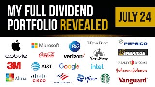 Revealing My Full Dividend Stock Portfolio  July 2024 update [upl. by Keelin]