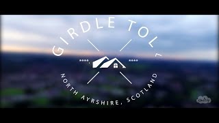 Aerial Shots Girdle Toll Irvine North Ayrshire Scotland  dji phantom 3 [upl. by Allehs]